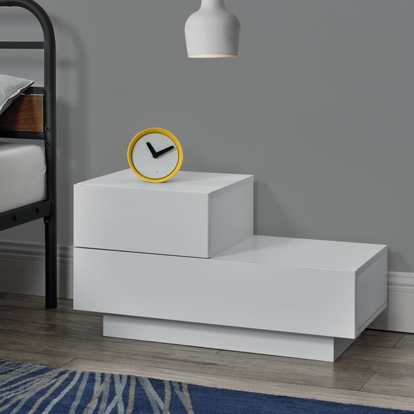 Comodino Sebokeng con 2 Cassetti [en.casa] 