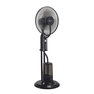 Ventilatore a Piantana con Nebulizzatore Regolabile - 3 Velocitá, Modalitá Oscillazione, Testa Inclinabile - Motore 75W Timer a 60 min. - Vari Colori