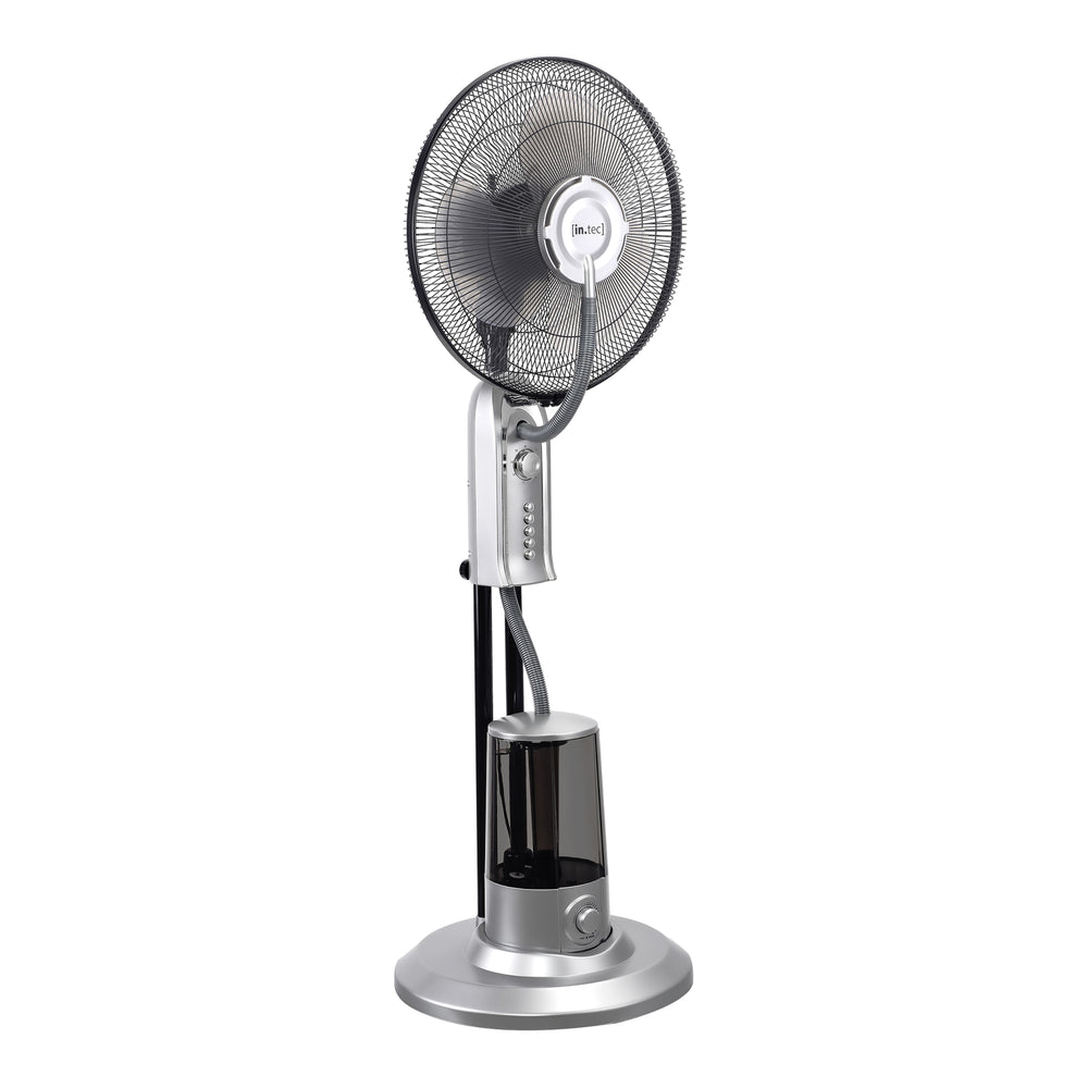 Ventilatore a Piantana con Nebulizzatore Regolabile - 3 Velocitá, Modalitá Oscillazione, Testa Inclinabile - Motore 75W Timer a 60 min. - Vari Colori