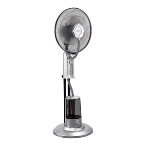 Ventilatore a Piantana con Nebulizzatore Regolabile - 3 Velocitá, Modalitá Oscillazione, Testa Inclinabile - Motore 75W Timer a 60 min. - Vari Colori