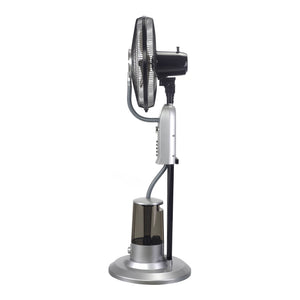 Ventilatore a Piantana con Nebulizzatore Regolabile - 3 Velocitá, Modalitá Oscillazione, Testa Inclinabile - Motore 75W Timer a 60 min. - Vari Colori