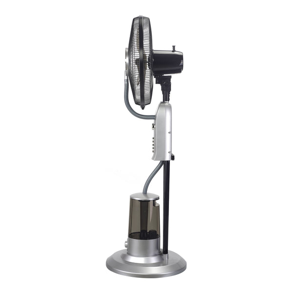 Ventilatore a Piantana con Nebulizzatore Regolabile - 3 Velocitá, Modalitá Oscillazione, Testa Inclinabile - Motore 75W Timer a 60 min. - Vari Colori