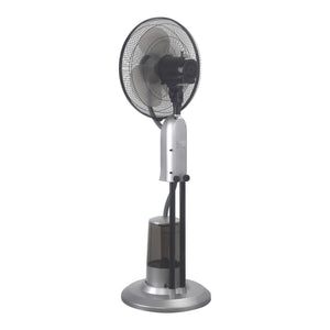 Ventilatore a Piantana con Nebulizzatore Regolabile - 3 Velocitá, Modalitá Oscillazione, Testa Inclinabile - Motore 75W Timer a 60 min. - Vari Colori