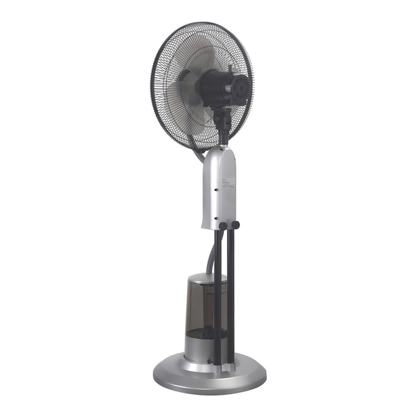 Ventilatore a Piantana con Nebulizzatore Regolabile - 3 Velocitá, Modalitá Oscillazione, Testa Inclinabile - Motore 75W Timer a 60 min. - Vari Colori