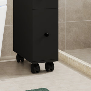 Mobile da Bagno Broreynna a Rotelle con 2 Cassetti 66 x 15 x 33 cm [en.casa]