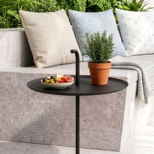 Tavolino Rotondo da Giardino Calimera con Manico casa.pro