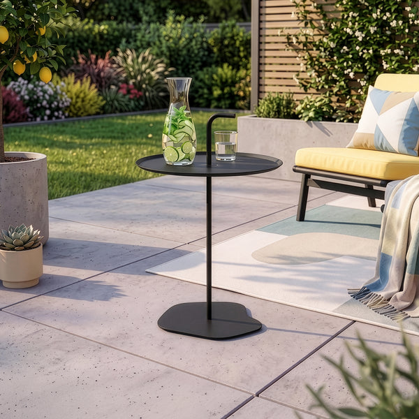 Tavolino Rotondo da Giardino Calimera con Manico casa.pro
