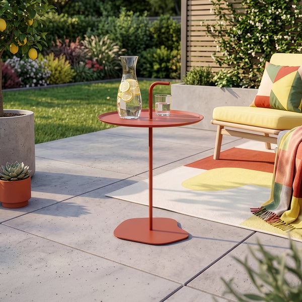 Tavolino Rotondo da Giardino Calimera con Manico casa.pro