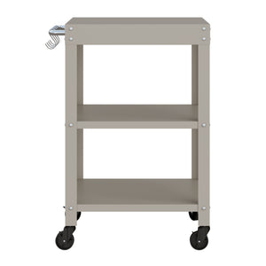 Carrello Portavivande Bolognano di Servizio a 3 Ripiani 81x50x50 cm - casa.pro