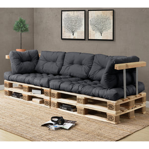 Cuscino per Mobili Pallet Bancali EPAL Divano Panca da Giardino [en.casa]