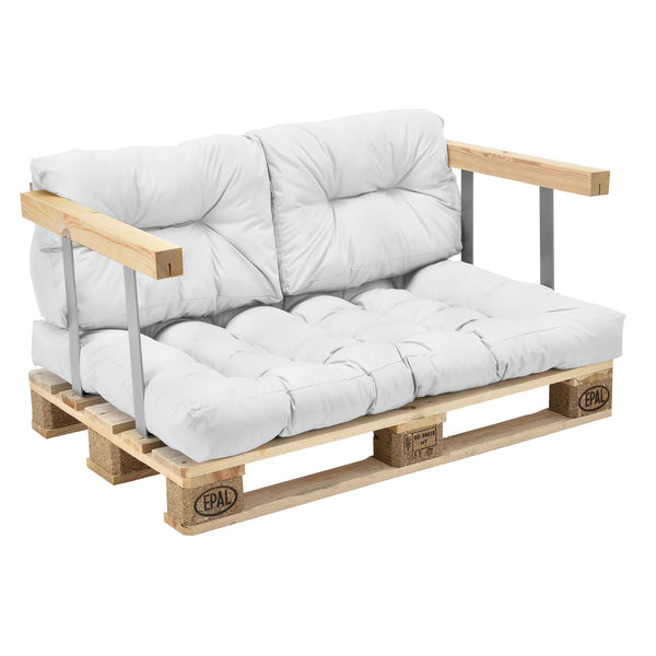 Cuscini per pallet da interno Mogán Cuscino per seduta Cuscino per schienale in vari colori [en.casa]