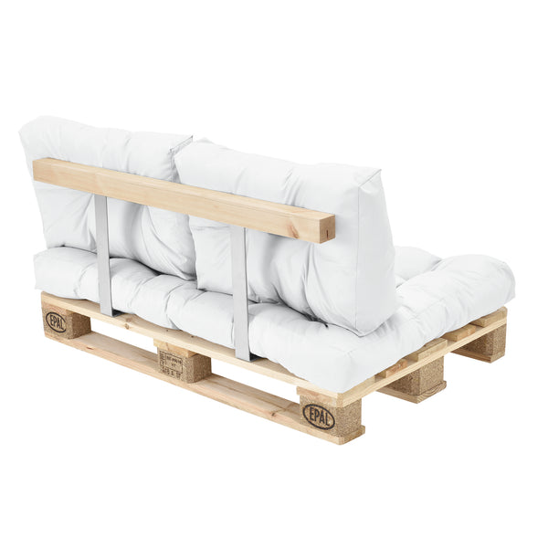 Cuscini per pallet da interno Mogán Cuscino per seduta Cuscino per schienale in vari colori [en.casa]