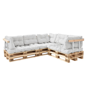 [en.casa] Cuscini per divano palette euro - mobili DIY - Cuscini divano per palette per dentro - ideale per salotto - giardino d´inverno 