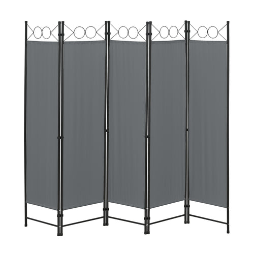 Raumteiler Saragossa 5 - teilig 200x171 cm versch. Farben en.casa - premiumXL