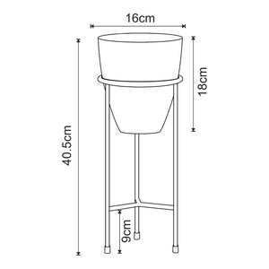 Porta fiori Asten 40,5x16 cm [en.casa]