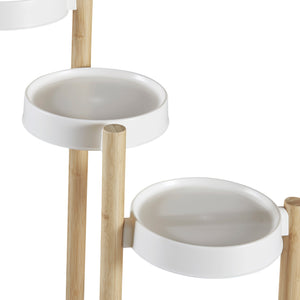 Scaletta Portafiori Sastamala a 3-4 Livelli Bambù - Vari modelli [en.casa] 