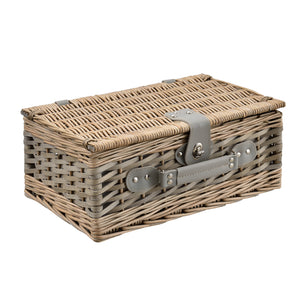 Cestino da Picnic per 2-4 Persone Valigia Picnic in Rami di Salice Vintage - casa.pro