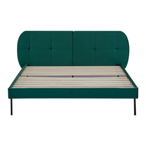 Letto imbottito Porvoo con materasso [en.casa]