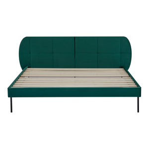 Letto Porvoo con Testiera e Materasso [en.casa]