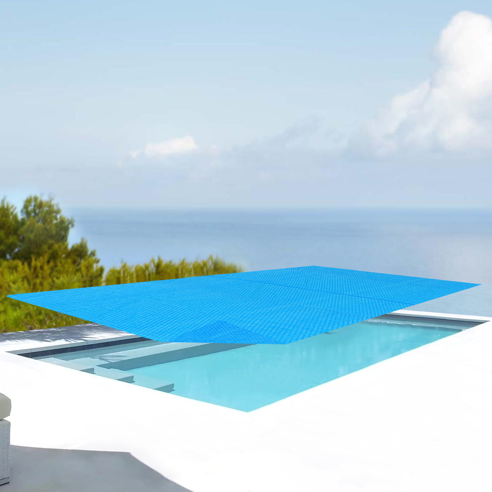 Telo di Copertura per Piscine Rettangolari Telone Estivo Galleggiante [en.casa]