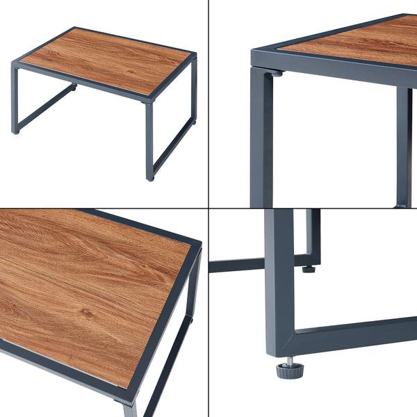 Set Salottino per Esterno Karg Divano Modulare a 3 pezzi e Tavolino casa.pro 