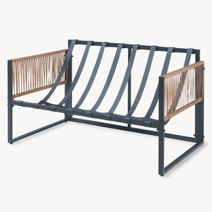 Set Salottino da Giardino Karg di 4 Mobili Tavolino Divano e 2 Poltrone casa.pro