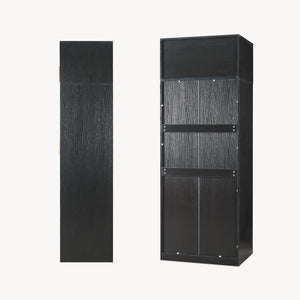 Armadio da Guardaroba Larundi con 4 Ante e 2 Cassetti 216 x 80 x 52 cm [en.casa]