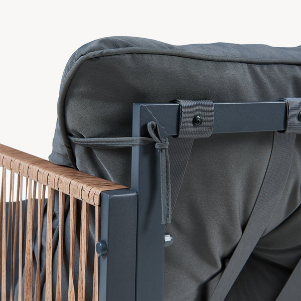 Set Salottino da Giardino Karg di 4 Mobili Tavolino Divano e 2 Poltrone casa.pro