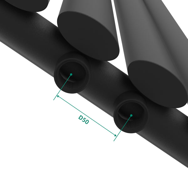 Radiatore di design Nore curvo a strato singolo