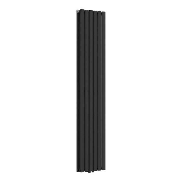 Termosifone Nore ad Acqua Calda Pannello Doppio con Elementi Tubolari 160 x 36 cm Nero [neu.haus] 