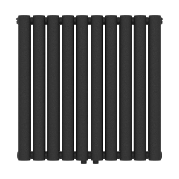 Termosifone Nore ad Acqua Calda Pannello Doppio con Elementi Tubolari 60 x 60 cm Nero [neu.haus] 