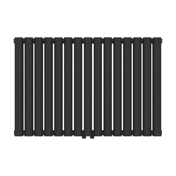 Termosifone Nore ad Acqua Calda Pannello Doppio con Elementi Tubolari 60 x 90 cm Nero [neu.haus] 