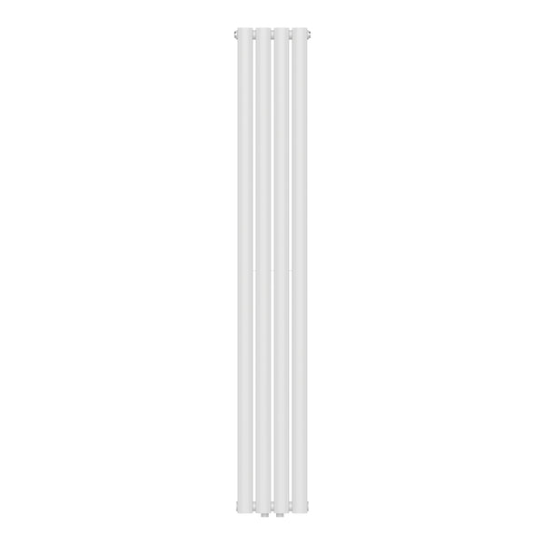Termosifone Nore ad Acqua Calda Pannello Doppio con Elementi Tubolari 160 x 24 cm Bianco [neu.haus] 