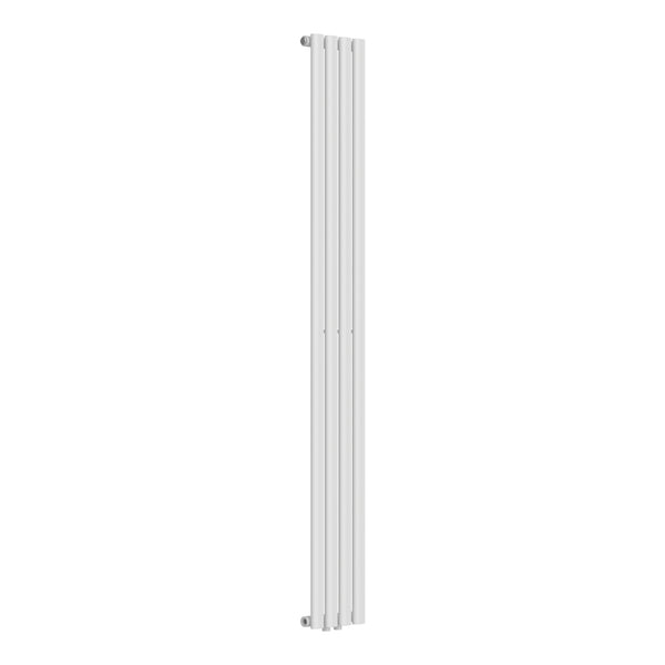 Termosifone Nore ad Acqua Calda Pannello Singolo con Elementi Tubolari 180 x 24 cm - Bianco [neu.haus] 