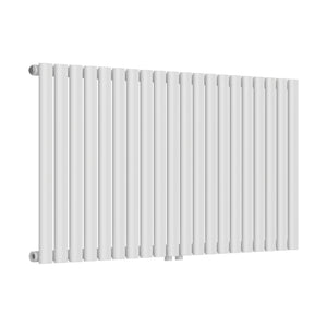 Termosifone Nore ad Acqua Calda Pannello Singolo con Elementi Tubolari 60 x 120 cm - Bianco [neu.haus] 