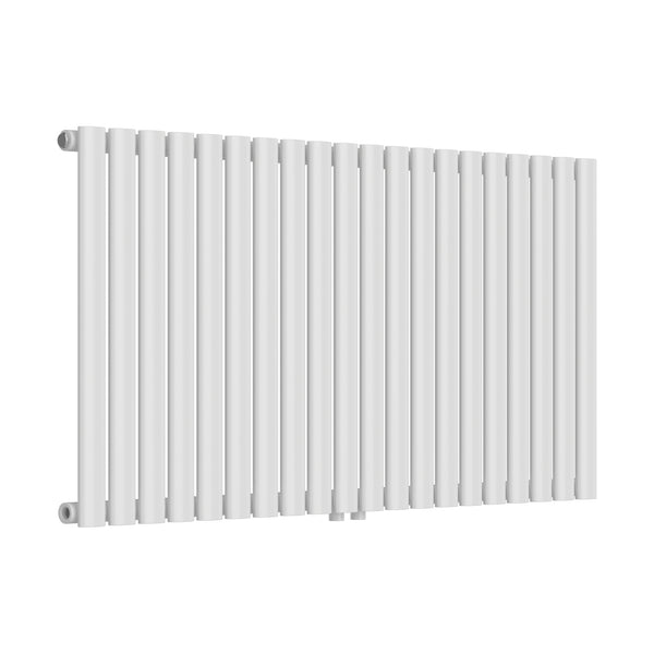 Termosifone Nore ad Acqua Calda Pannello Singolo con Elementi Tubolari 60 x 120 cm - Bianco [neu.haus] 