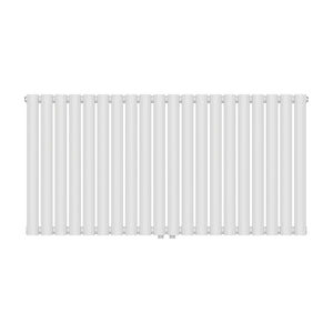 Termosifone Nore ad Acqua Calda Pannello Singolo con Elementi Tubolari 60 x 120 cm - Bianco [neu.haus] 