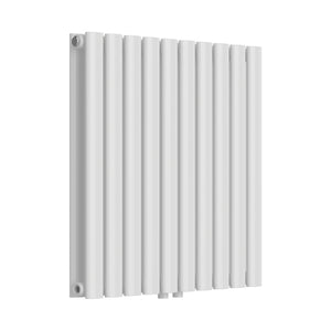 Termosifone Nore ad Acqua Calda Pannello Doppio con Elementi Tubolari 60 x 60 cm Bianco [neu.haus] 