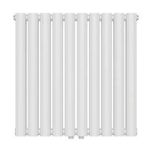 Termosifone Nore ad Acqua Calda Pannello Doppio con Elementi Tubolari 60 x 60 cm Bianco [neu.haus] 