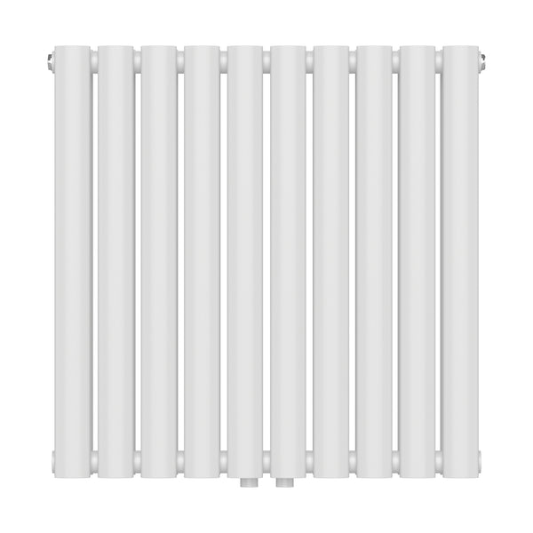 Termosifone Nore ad Acqua Calda Pannello Doppio con Elementi Tubolari 60 x 60 cm Bianco [neu.haus] 
