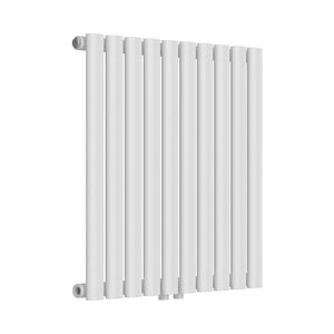 Termosifone Nore ad Acqua Calda Pannello Singolo con Elementi Tubolari 60 x 60 cm - Bianco [neu.haus] 