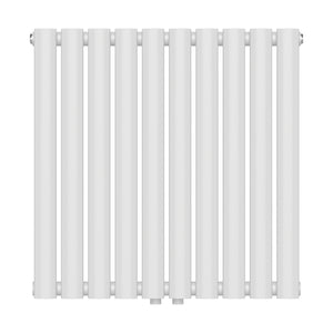 Termosifone Nore ad Acqua Calda Pannello Singolo con Elementi Tubolari 60 x 60 cm - Bianco [neu.haus] 