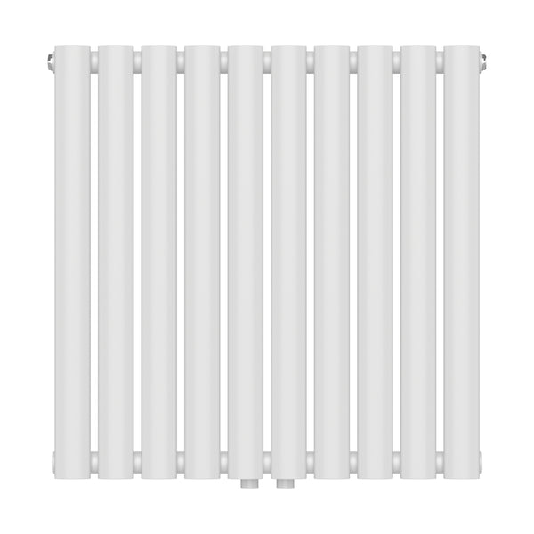 Termosifone Nore ad Acqua Calda Pannello Singolo con Elementi Tubolari 60 x 60 cm - Bianco [neu.haus] 