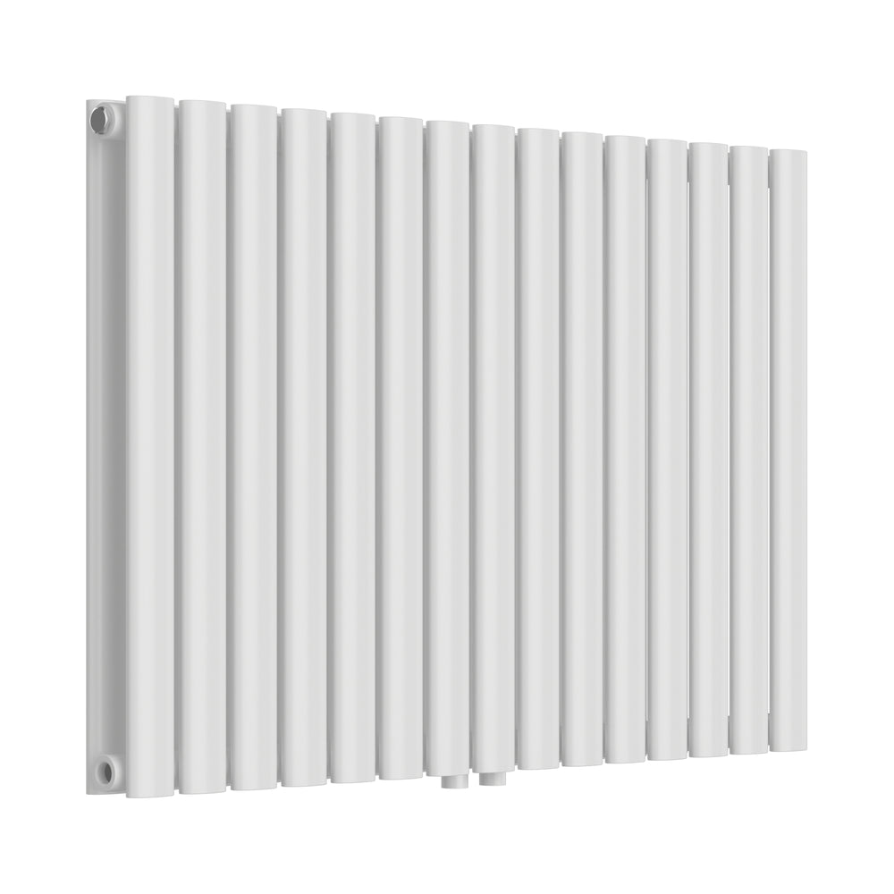 Termosifone Nore ad Acqua Calda Pannello Doppio con Elementi Tubolari 60 x 90 cm Bianco [neu.haus] 