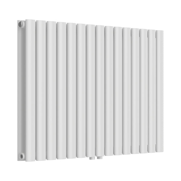 Termosifone Nore ad Acqua Calda Pannello Doppio con Elementi Tubolari 60 x 90 cm Bianco [neu.haus] 