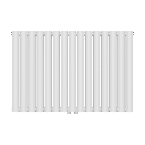 Termosifone Nore ad Acqua Calda Pannello Doppio con Elementi Tubolari 60 x 90 cm Bianco [neu.haus] 