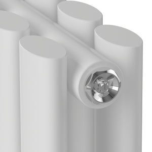 Termosifone Nore ad Acqua Calda Pannello Doppio con Elementi Tubolari 60 x 90 cm Bianco [neu.haus] 
