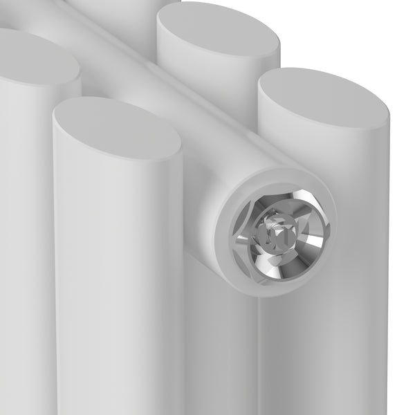 Termosifone Nore ad Acqua Calda Pannello Doppio con Elementi Tubolari 60 x 90 cm Bianco [neu.haus] 
