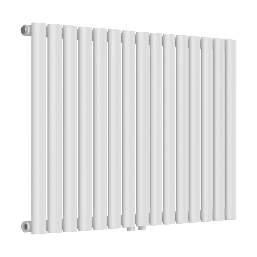 Termosifone Nore ad Acqua Calda Pannello Singolo con Elementi Tubolari 60 x 90 cm - Bianco [neu.haus] 