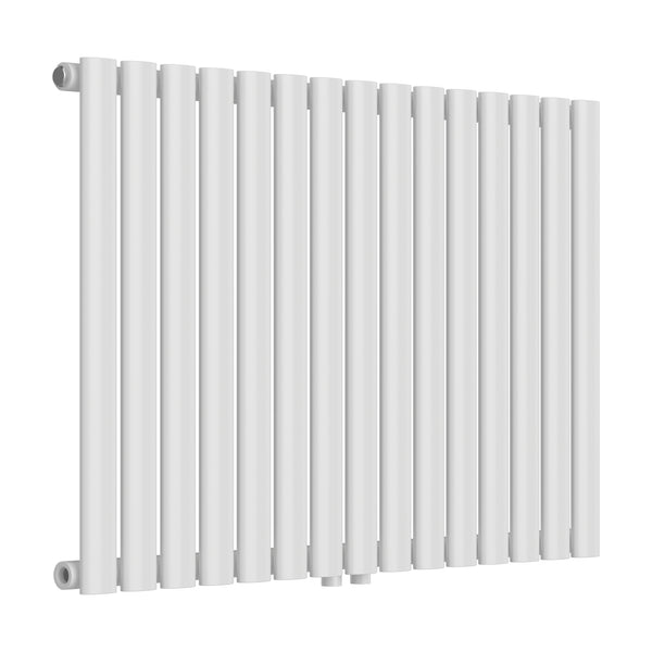 Termosifone Nore ad Acqua Calda Pannello Singolo con Elementi Tubolari 60 x 90 cm - Bianco [neu.haus] 